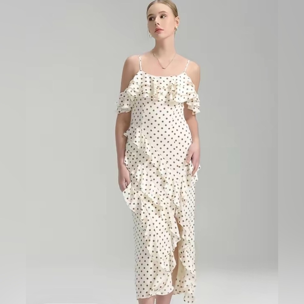 Polka Dot Maxi Dress